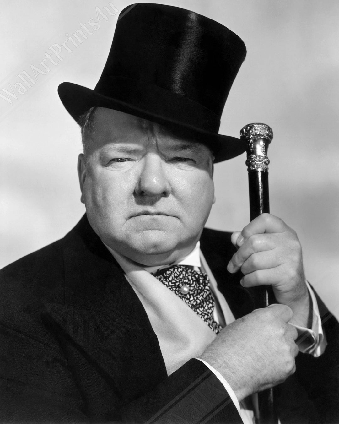 Wc Fields Poster, American Comedian , Juggler, Vintage Photo, Wc Fields