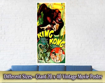 キングコング ヴィンテージ映画ポスター (1933) - Etsy 日本