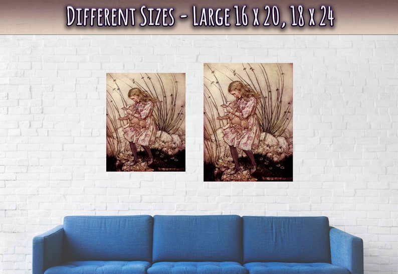 Vintage Alice In Wonderland Poster Arthur Rackham Pig Baby | Etsy