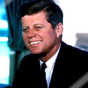 John F Kennedy Poster, 35th President Of These United States, Vintage Photo Portrait - John F Kennedy Print UK, EU USA Domestic Shipping