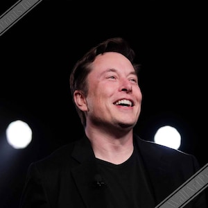 Elon Musk Poster, Worlds Richest Person, Photo Portrait - Elon Musk Print UK, EU USA Domestic Shipping
