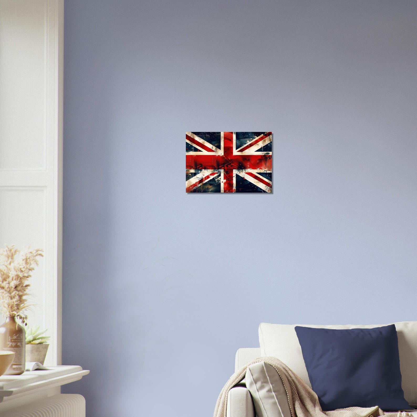 Grungy Union Jack Flag Art Print: Distressed British Street Art - Etsy