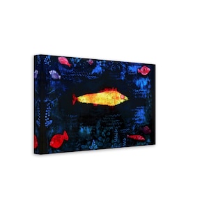 Paul Klee - The Golden Fish - Abstract Canvas Print