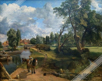 John Constable Flatford Mill Poster: Englische Landschaft Kunstdruck