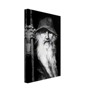 Odin Canvas Print - Odin Norse God Of Wisdom, War And Magic - Odin The Wanderer Canvas UK, EU USA Domestic Shipping
