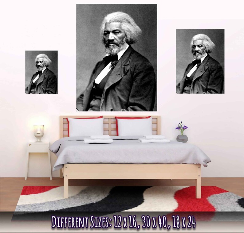 Frederick Douglass Vintage Photo Portrait: Abolitionist Poster - Etsy