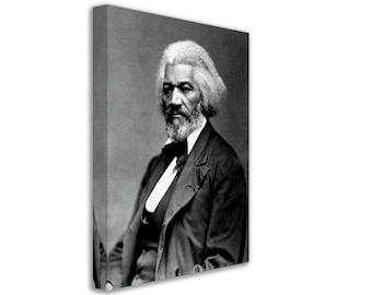 Frederick Douglass Canvas Print: Vintage Abolitionist Portrait