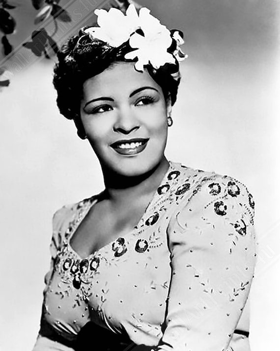 Billie Holiday Poster: Lady Day, Soul Singer, Vintage Print