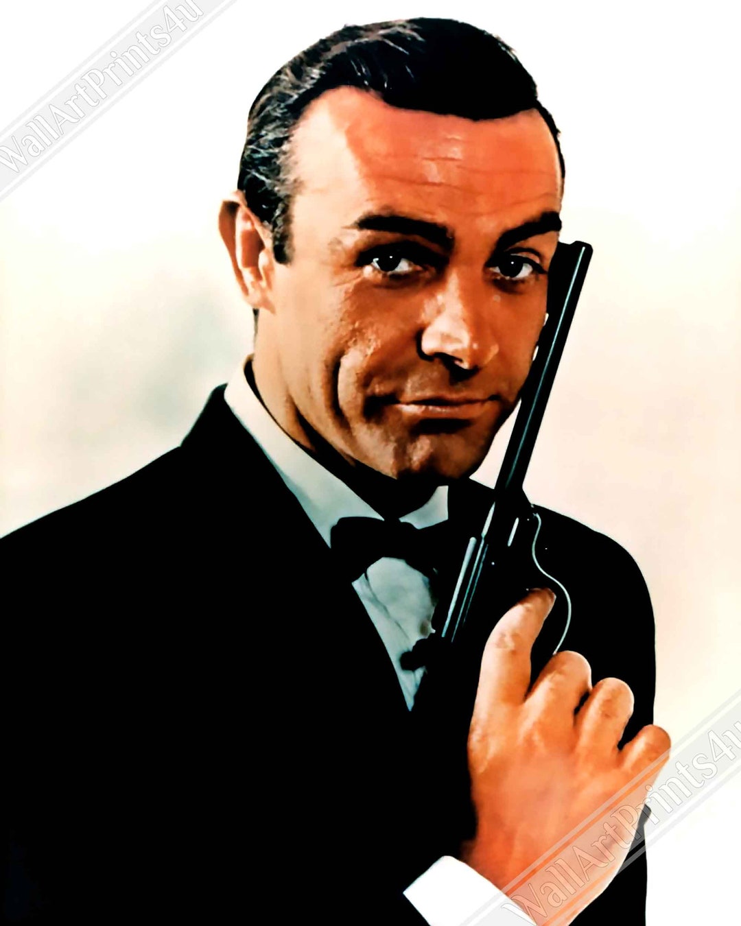 James Bond Poster Sean Connery Handsome Actor Vintage Photo - Etsy