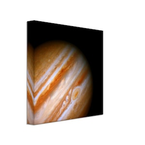 Jupiter Canvas - Vintage Jupiter With Red Spot - Planet Jupiter Canvas Print