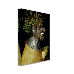 Arcimboldo Winter Canvas Print, Winter Season Canvas Print, Giuseppe Arcimboldo UK, EU USA Domestic Shipping