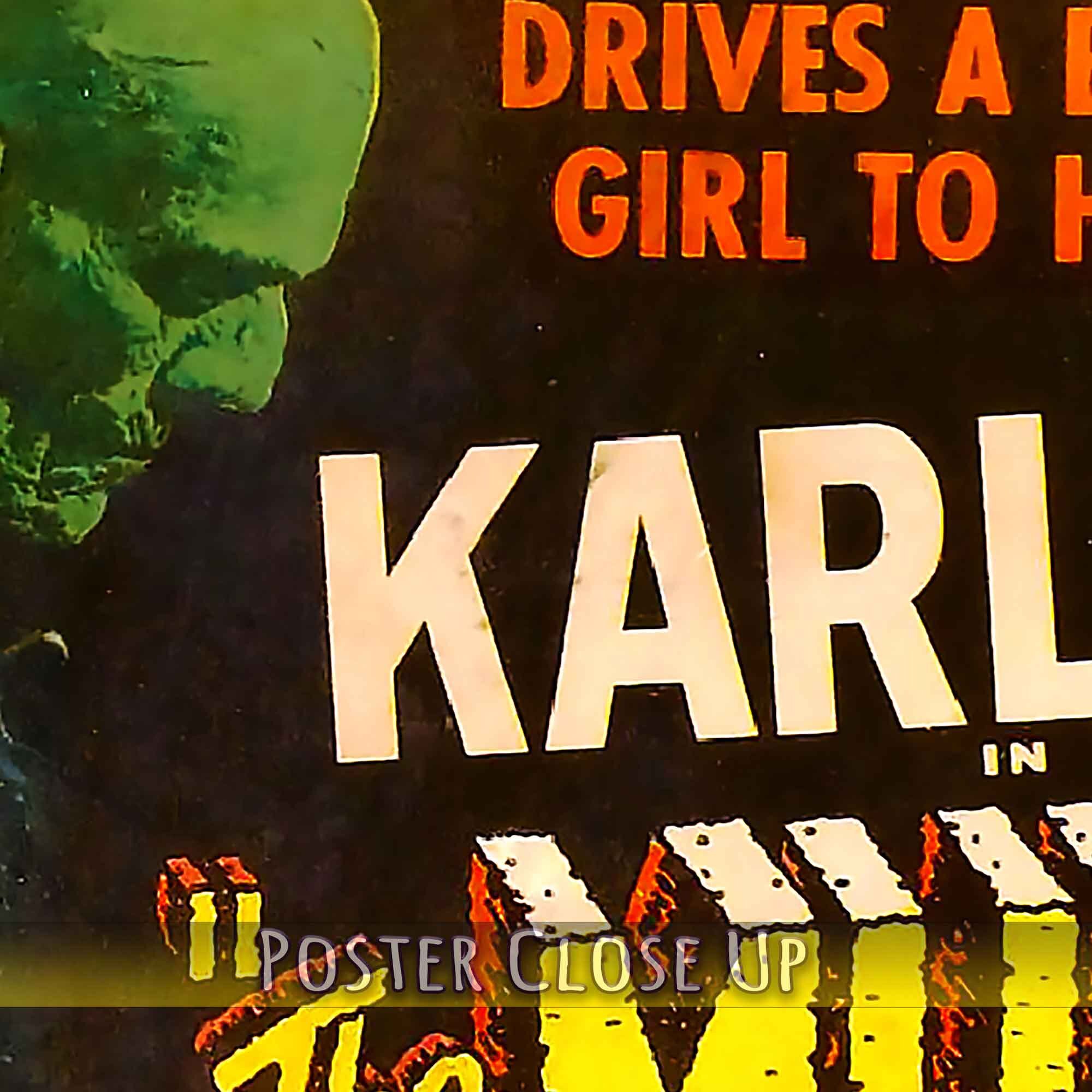 The Mummy 1932 Movie Poster: Boris Karloff, Vintage Horror Film Art - Etsy