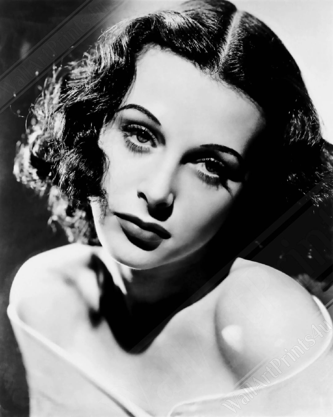 Hedy Lamarr Poster: Restored Vintage Hollywood Portrait