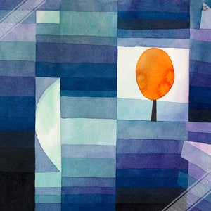 Póster "Presagio de Otoño", impresión de arte abstracto, Paul Klee, impresión "Presagio de Otoño", envío nacional a Reino Unido, UE y EE. UU.