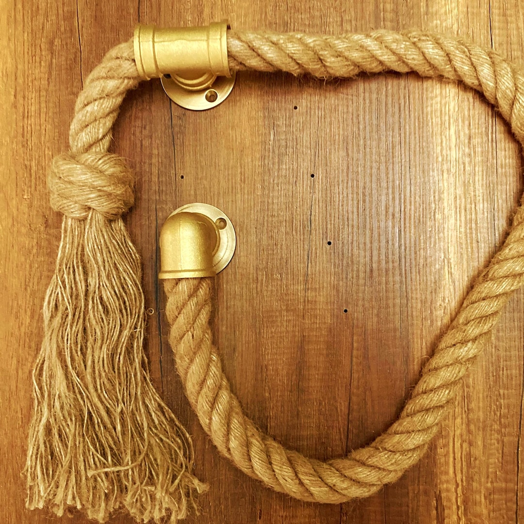 Nautical Rope Handrail With Brass Pulleys | Luxury Artisan Stair ...