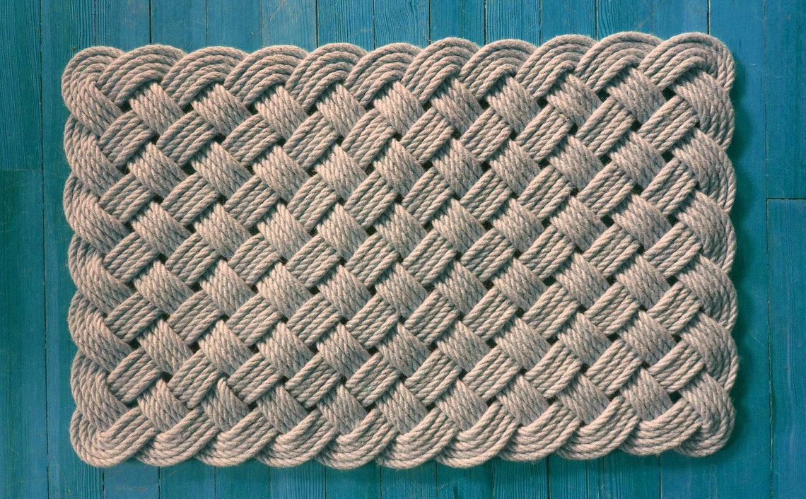 Handmade Decorative Rope Doormat Nautical Bathroom Mat Etsy