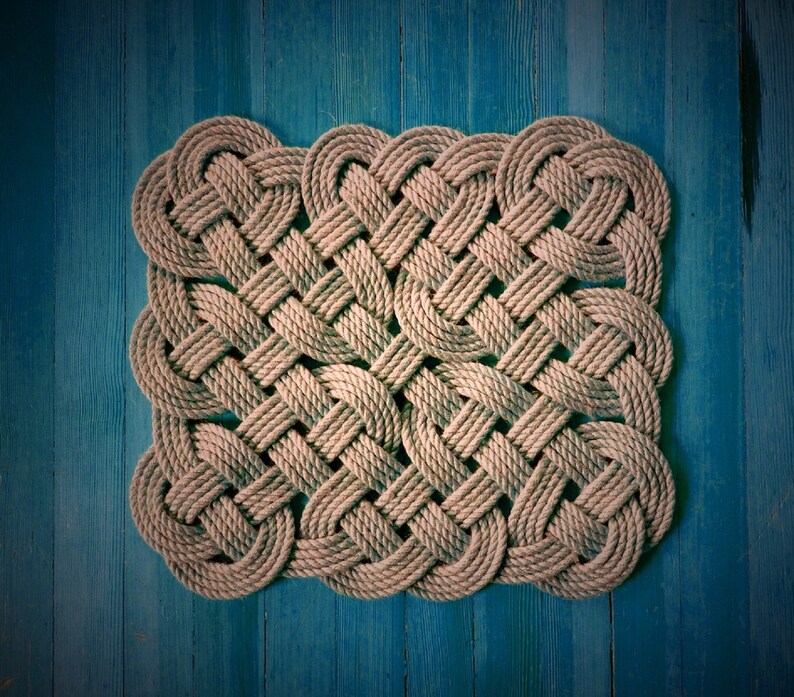 Handmade Nautical Rope Doormat Decorative Bathroom Mat Etsy