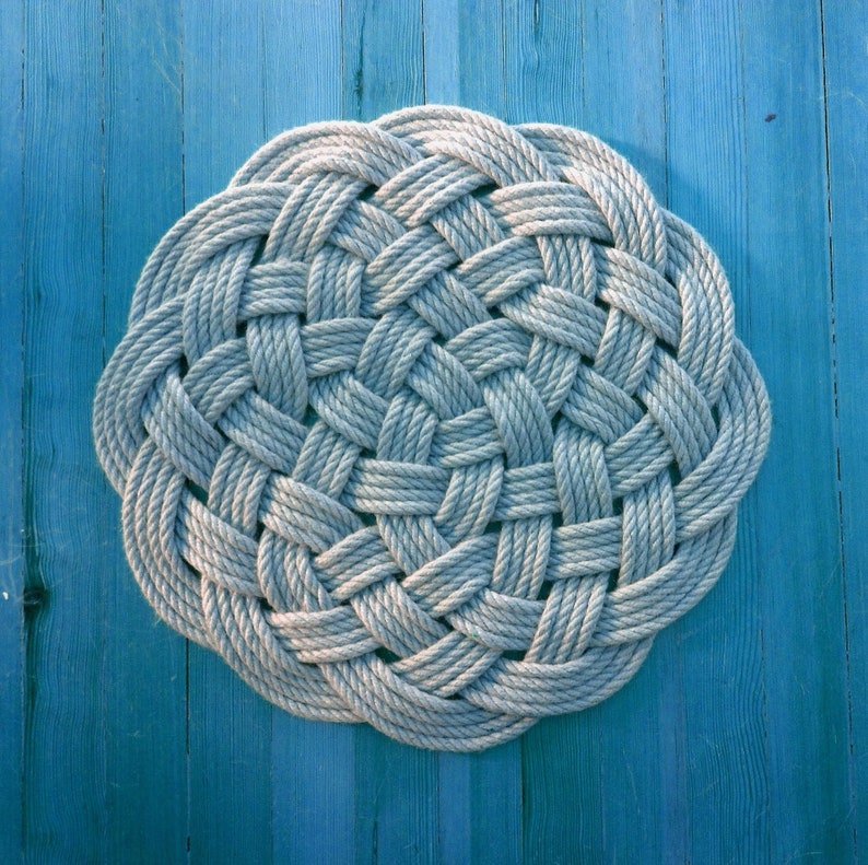 Handmade Carrick Rope Mat Nautical Thump Mat Turk's Etsy