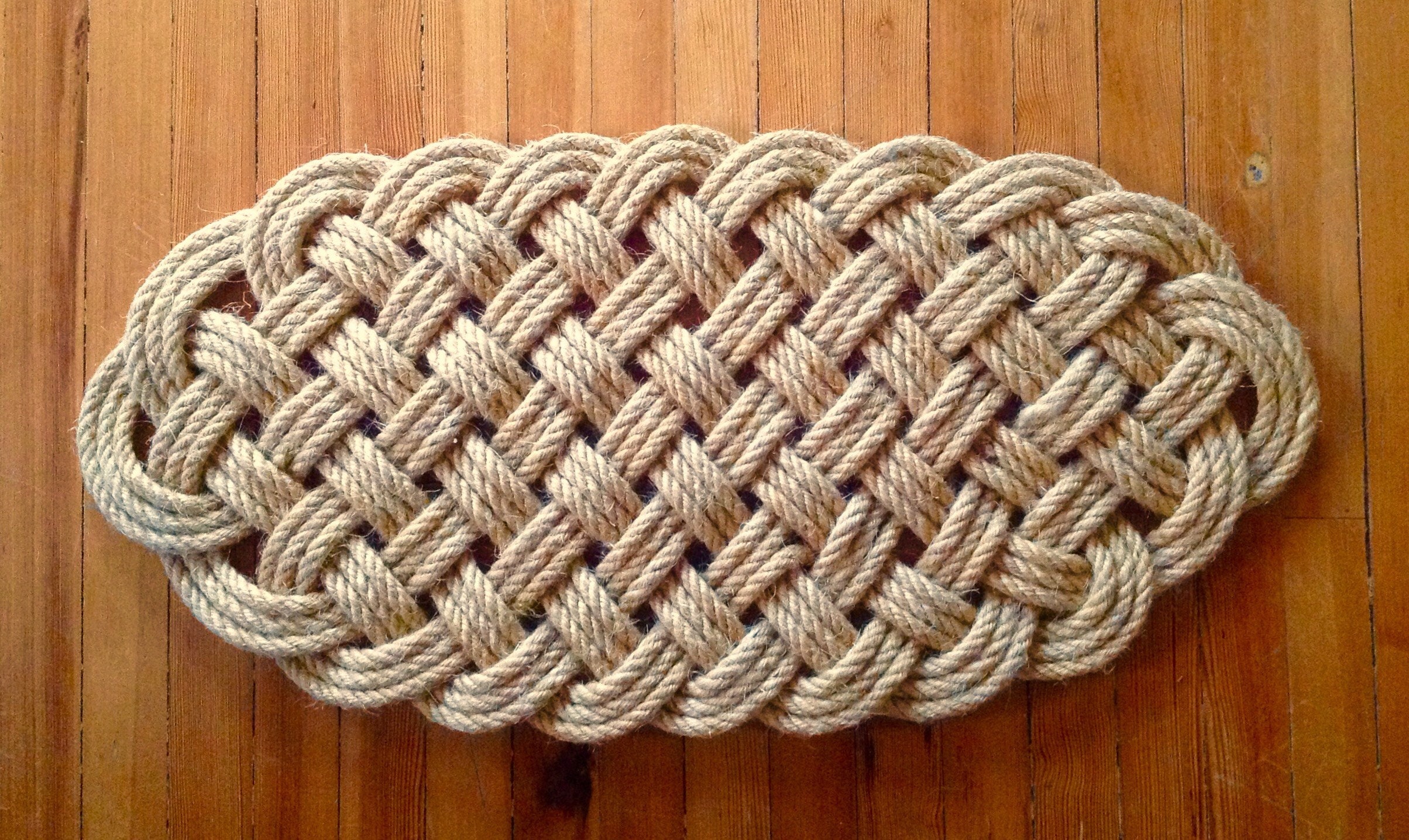 Handmade Decorative Sisal Rope Doormat Outdoor Mat Sailing Etsy