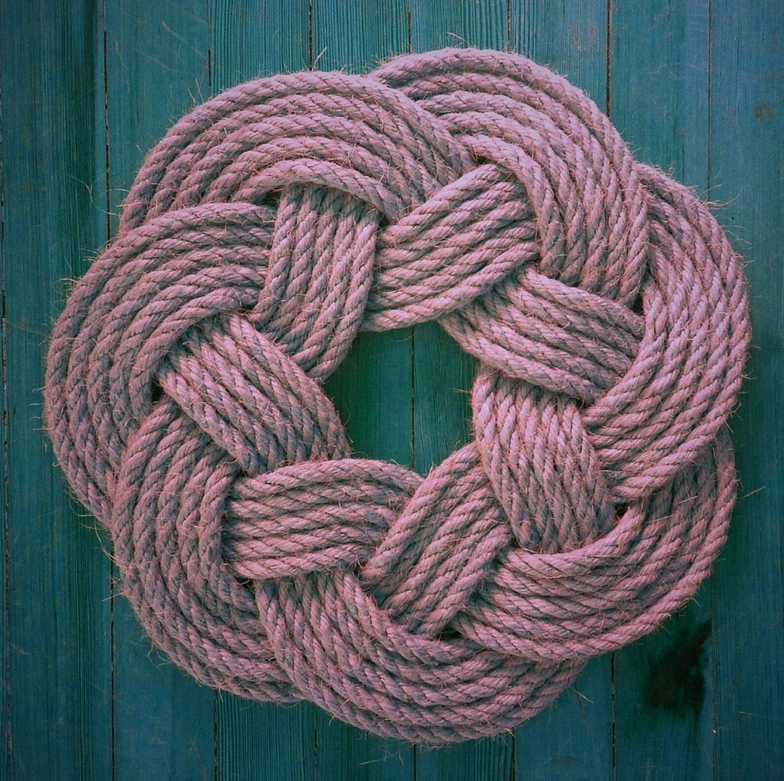 Handmade Sailor's Knot Wreath Sisal Hemp Rope Etsy