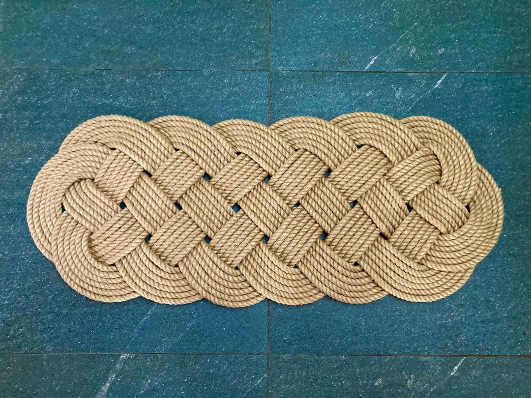 Authentic Ocean Mat | Nautical Rope Doormat | Coastal Decor Rug. - Etsy
