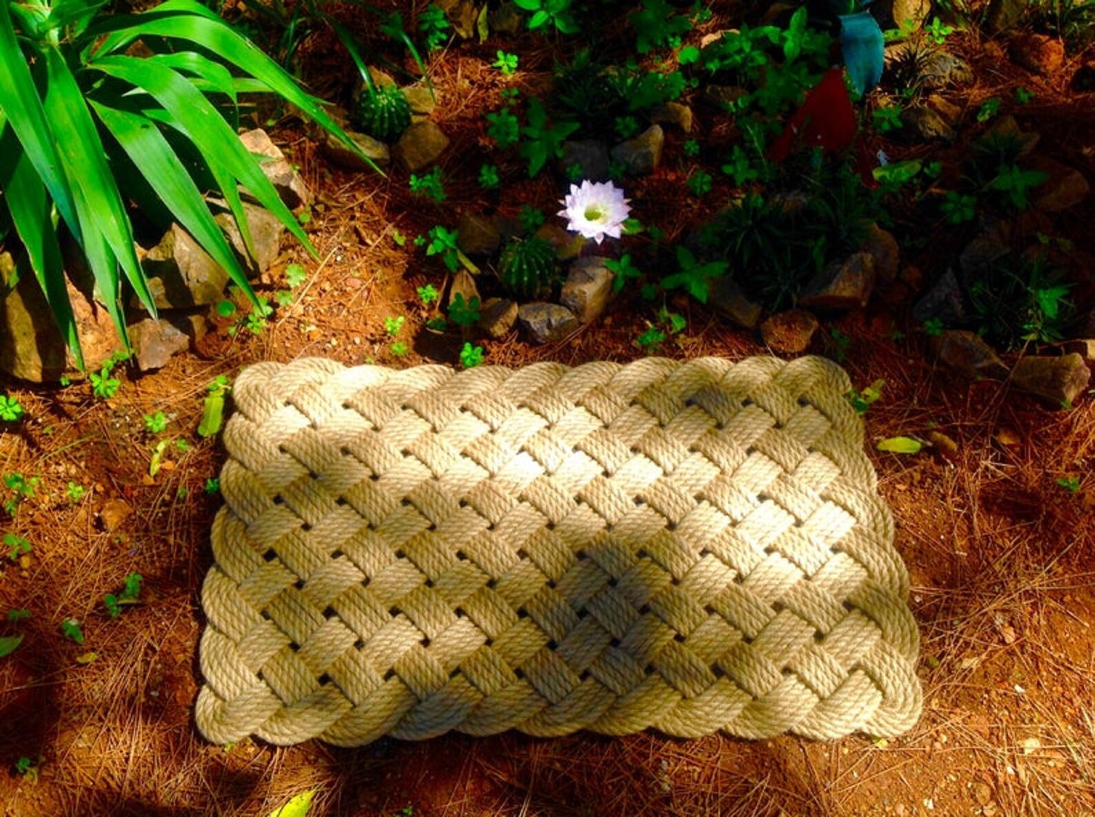 Handmade Nautical Rope Doormat, Braided Woven Entry Rug - Etsy