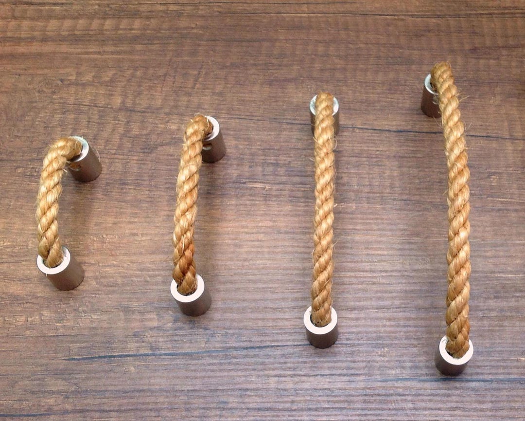 Moisture Resistant Rope Drawer Pulls | Nautical Decor for Boats & Beach ...