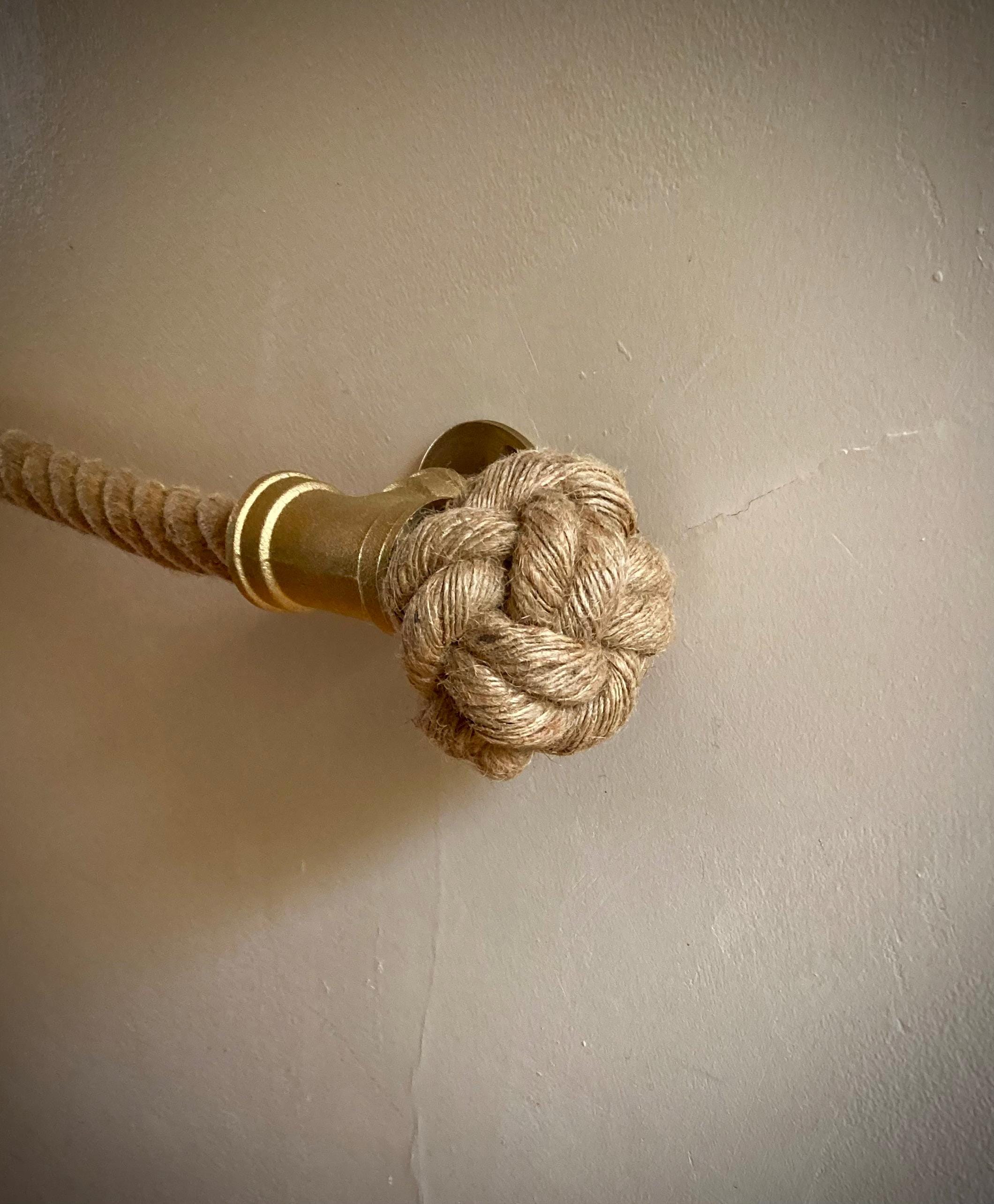 Nautical Rope Handrail With Brass Pulleys | Luxury Artisan Stair ...