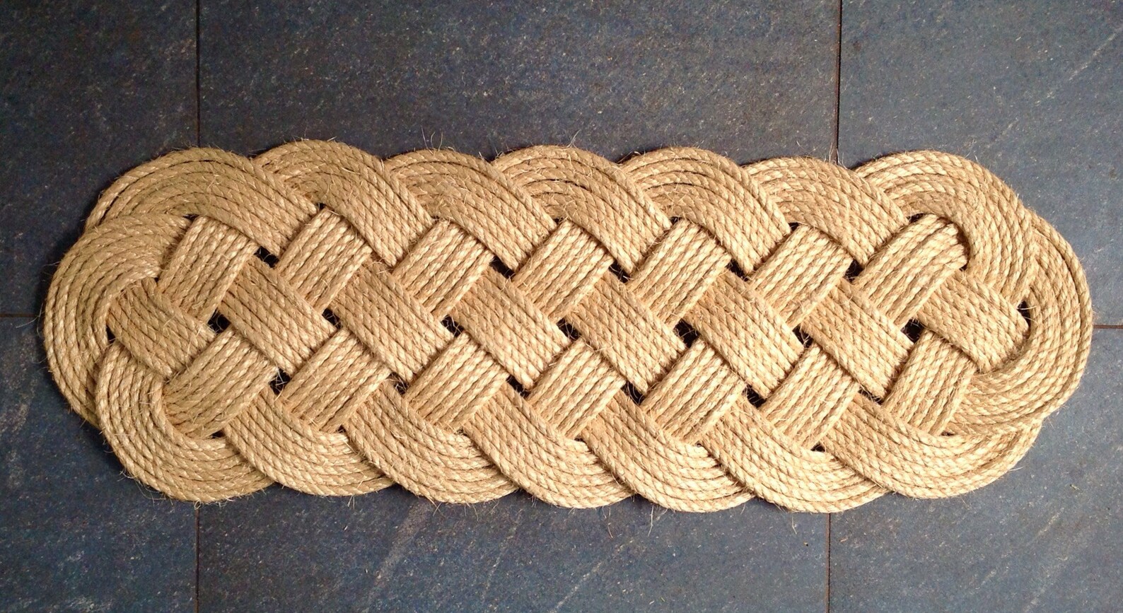 Ocean Plait Outdoor Indoor Mat Nautical Housewarming Gift Etsy