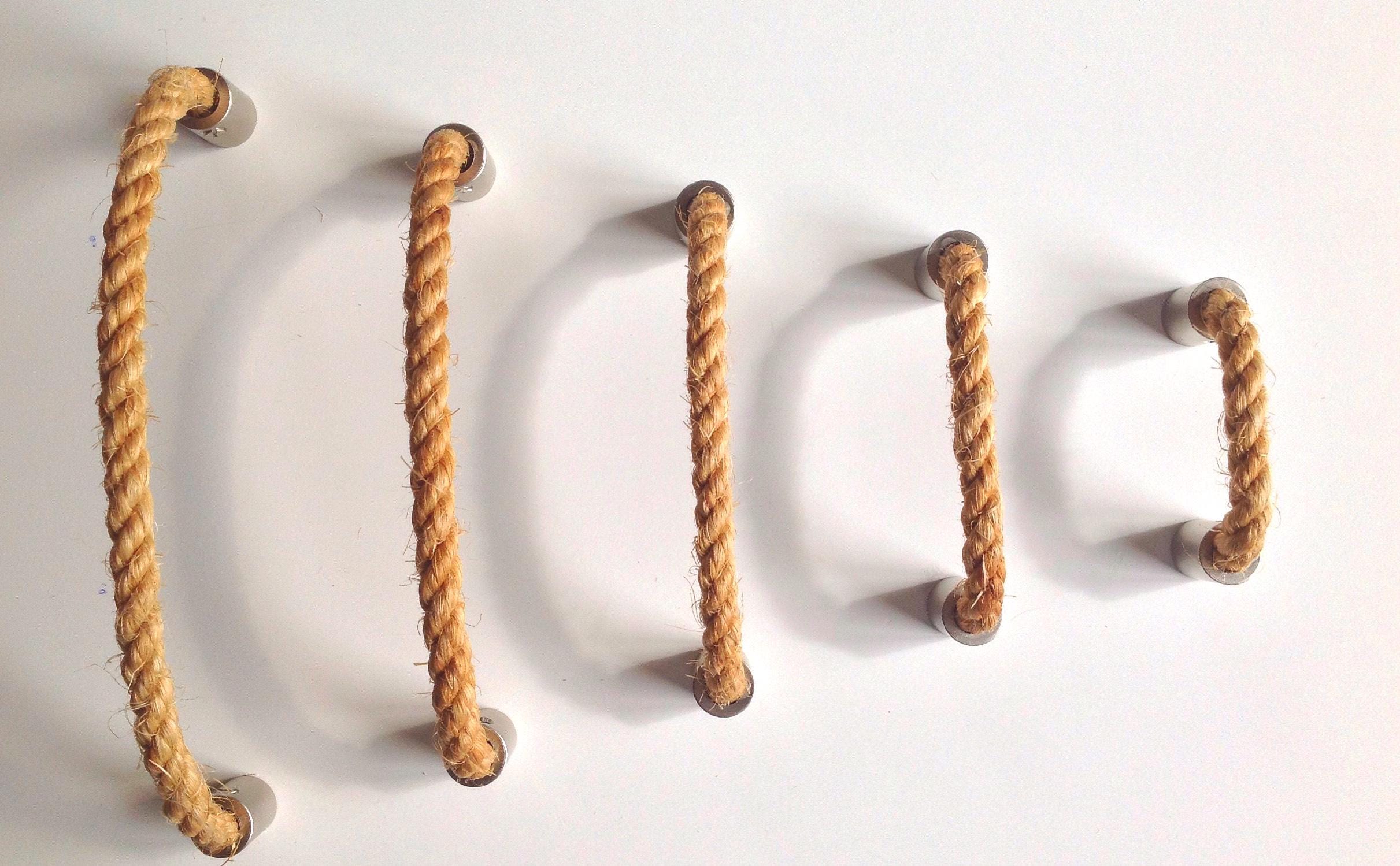 Moisture Resistant Rope Drawer Pulls | Nautical Decor for Boats & Beach ...