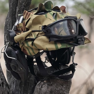 Rhodesian Brushstroke Camo Tactical High Cut Helmet Scrim