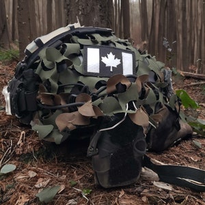 Camo Tactical Helmet Scrim