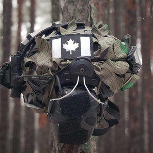 Funda para casco militar o de airsoft en camuflaje A-Tacs