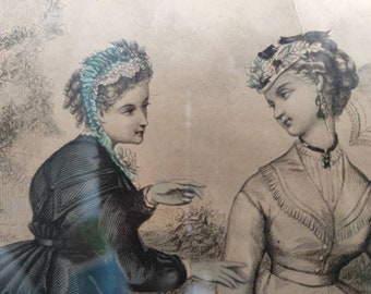 Victorian Catalog Retro Advertising Victorian Womens Clothing Accessories 19th Century Fashion Quilt Backing from Leutenegger BTY