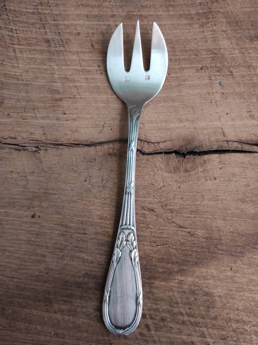Oyster Fork, Saglier Frères, Paris - Etsy
