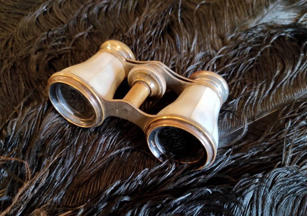 Vieilles Lunettes d'opéra en Nacre