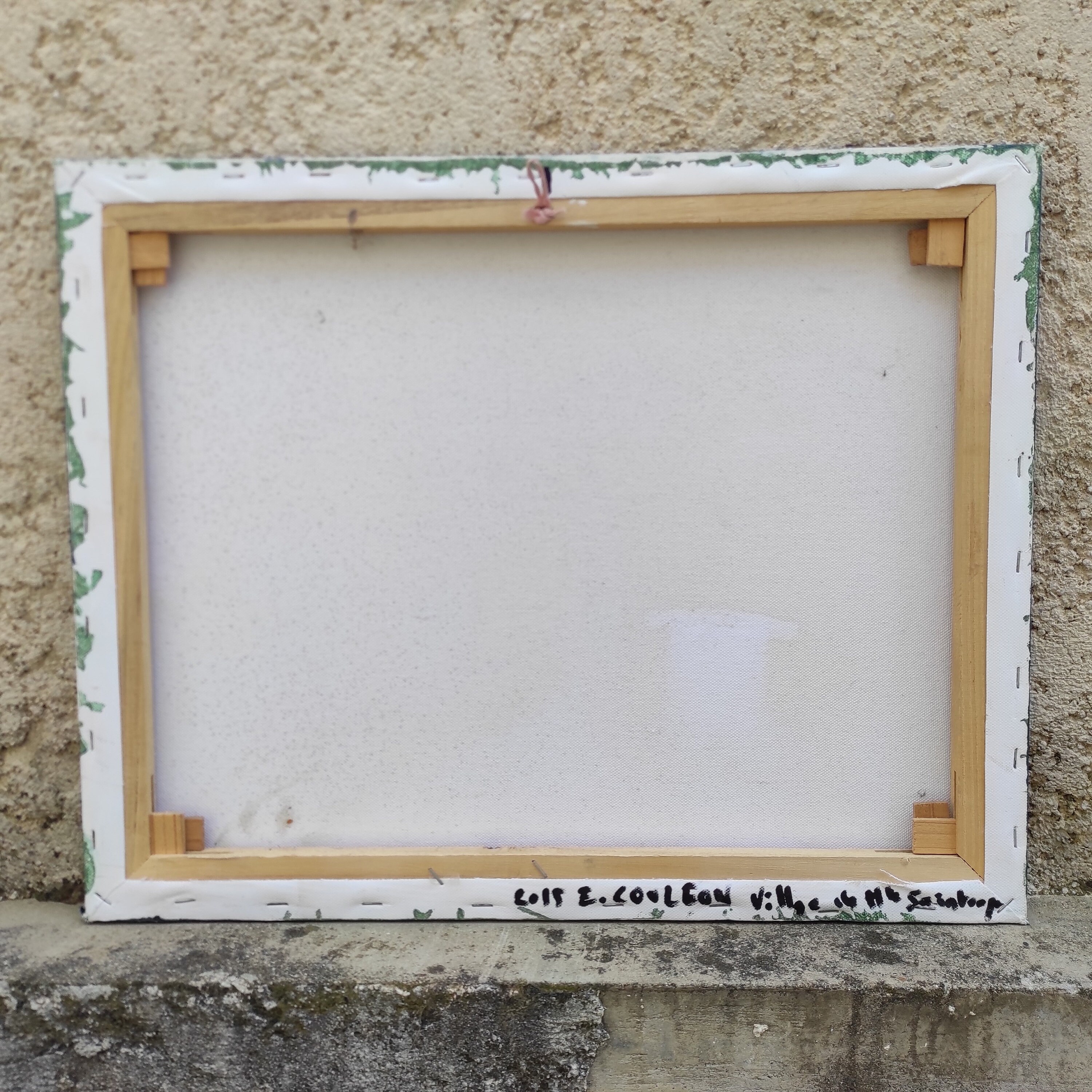 ヴィンテージ　フランス　油絵 フランスアンティーク 油絵画 (油彩画）風景.9 | Antiques Knock