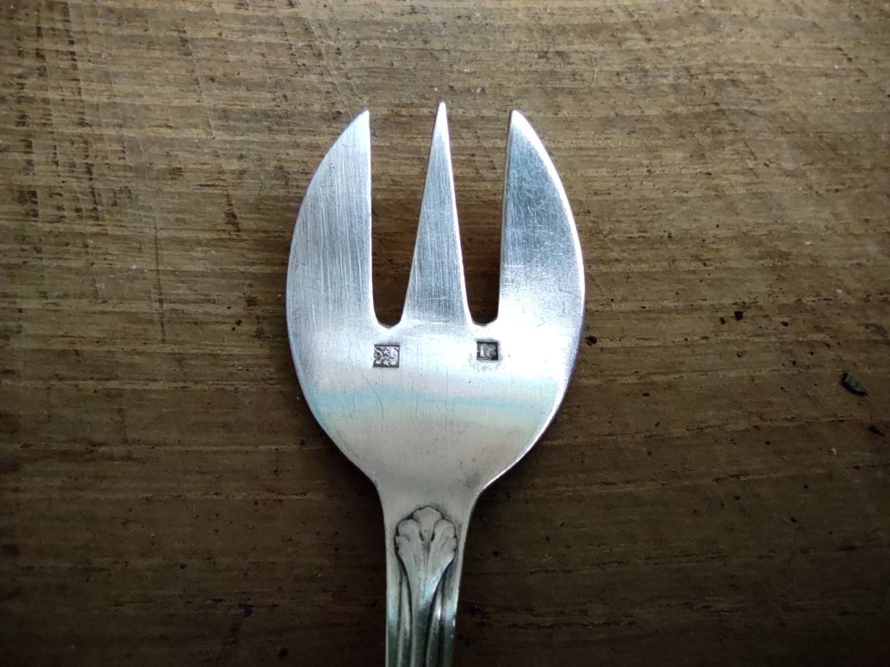 Oyster Fork, Saglier Frères, Paris - Etsy