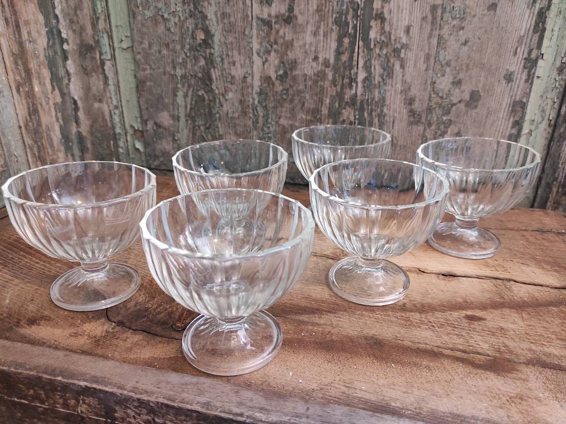 Ensemble de 6 Verres Dessert Vintage Par Coretro