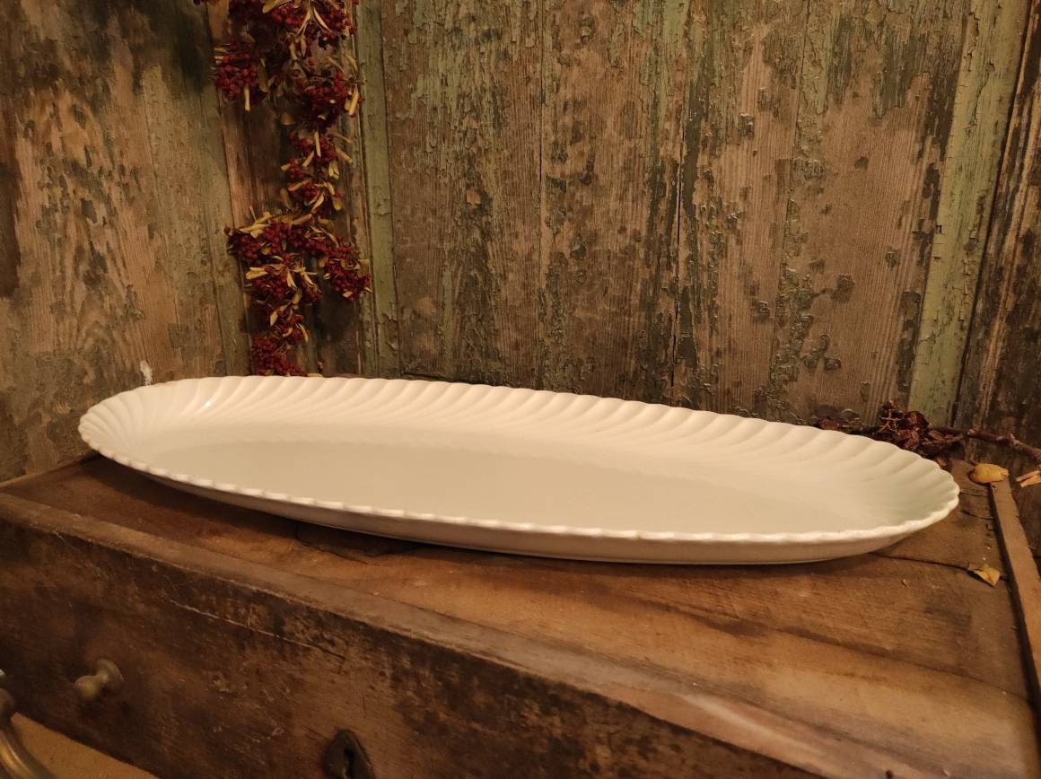 Plateau de Poissons Extra Long Lunéville Millésimé Français