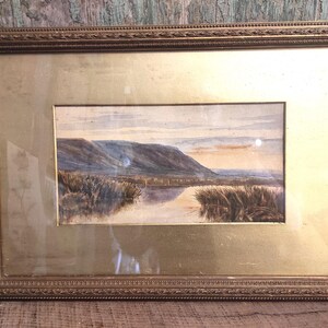 Old French watercolour, signed VY, and dated 1894