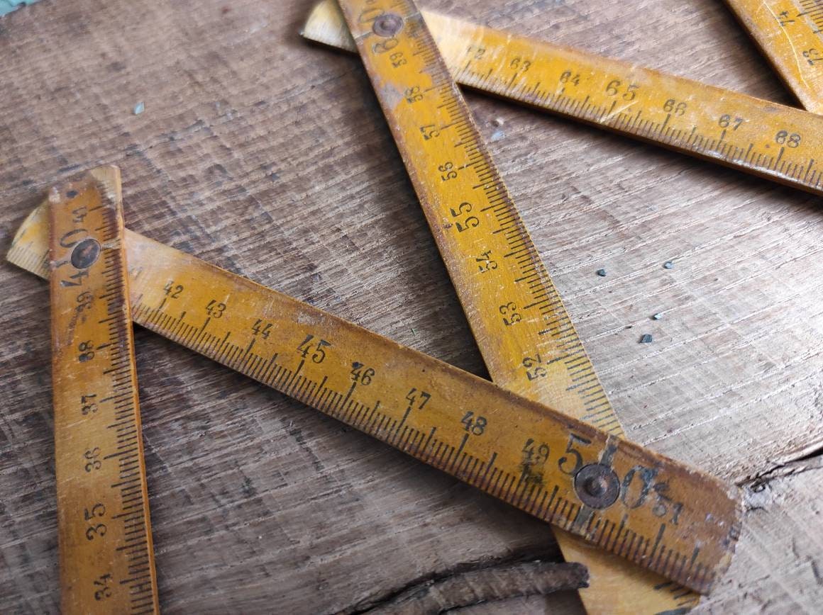 Règle de Pliage Français Vintage