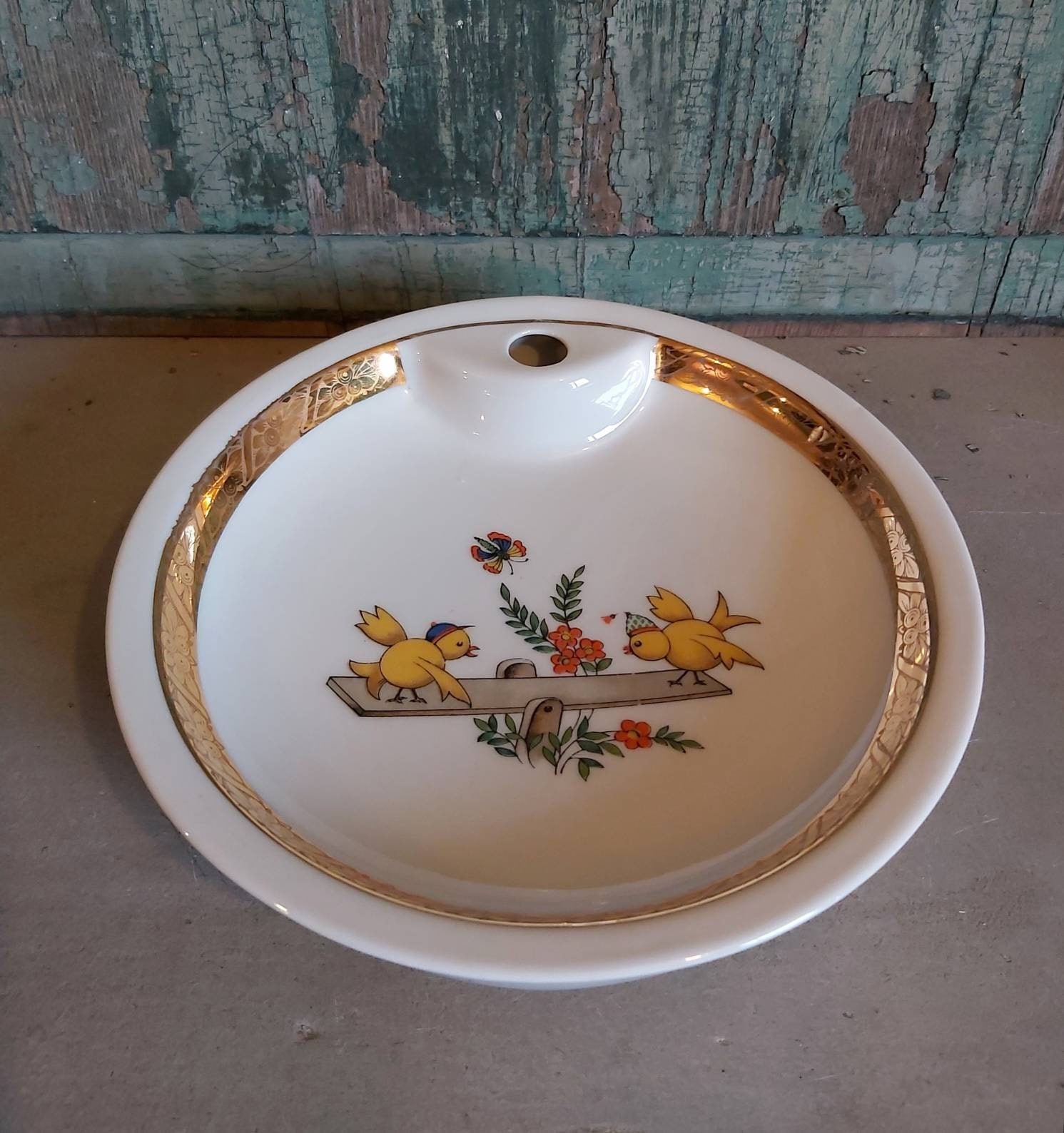 Vintage Français Kids Plate de Limoges