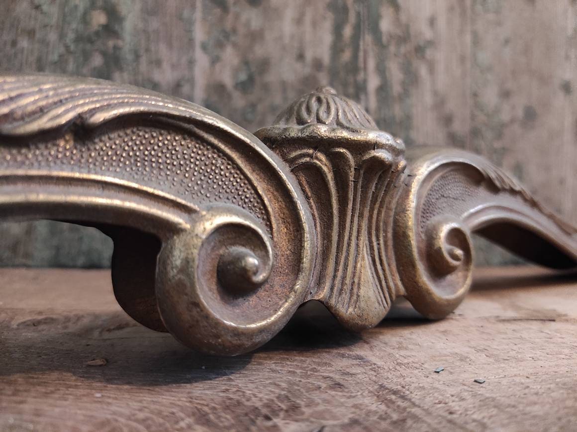 Superbe Finial Vintage Français Bronze