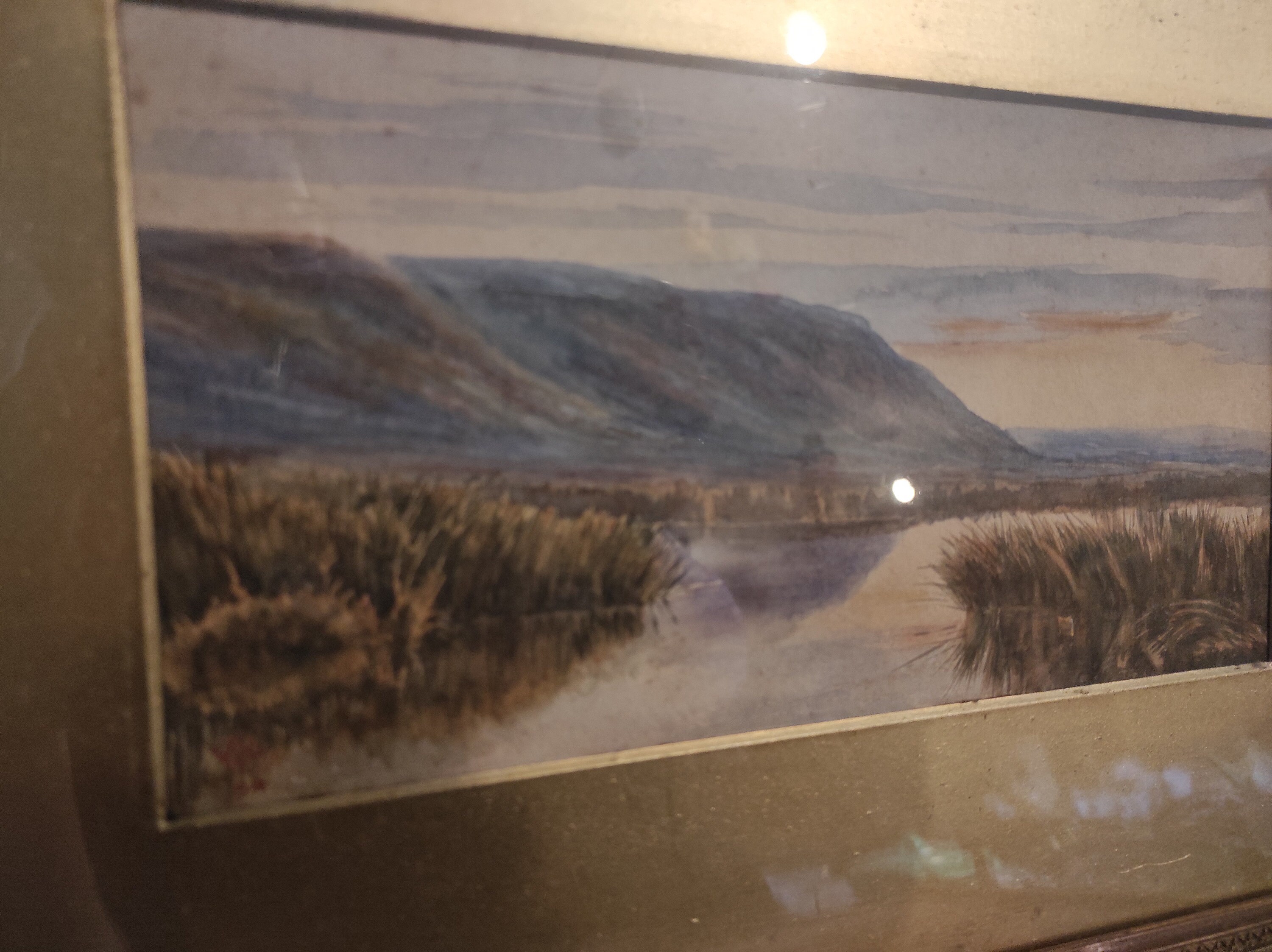 古いフランスの水彩画、VY の署名、1894 年の日付入り - Etsy 日本