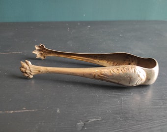 Pince à Sucre Ou Glaçon Vintage WMF – Métal Argenté Articulée – Allemagne