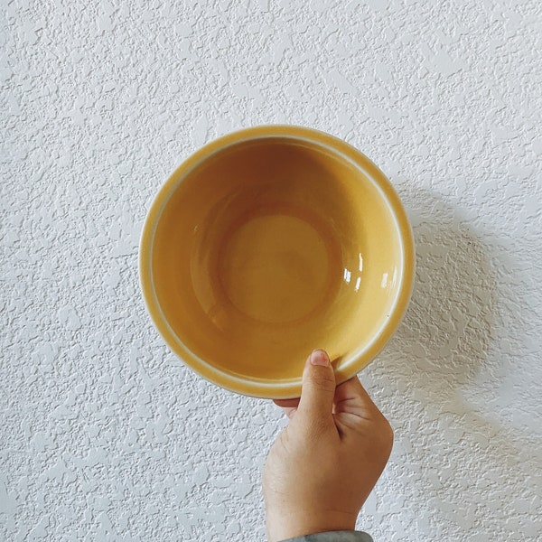 Vintage Round Yellow Jars Ceramistes France for Williams Sonoma Dinner Plate