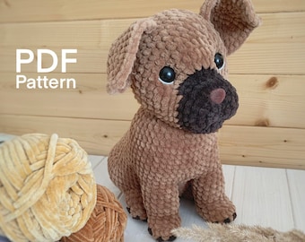 Crochet Dog Pattern Amigurumi Realistic Doggie Puppy PDF Tutorial