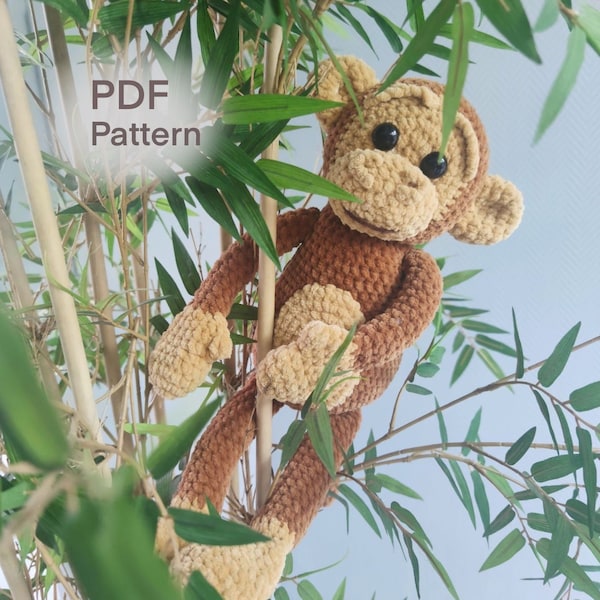 Tier Häkelanleitung Affe Amigurumi PDF-Anleitung