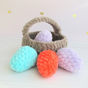 Easter Basket - EASY Crochet Pattern, Easter crochet pattern, Amigurumi tutorial, egg basket, Amigurumi toy, diy egg basket, easter décor